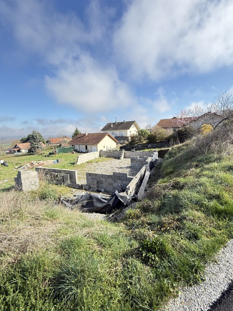 Terrain à bâtir, permis déposé et accepté