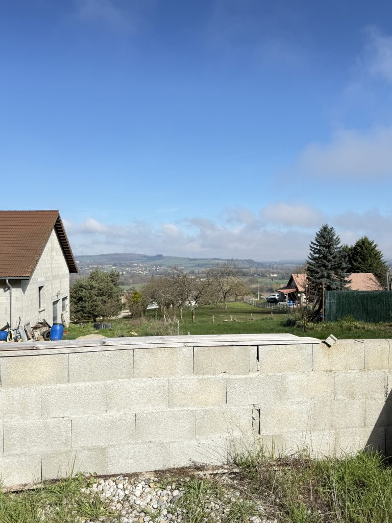 Terrain à bâtir, permis déposé et accepté