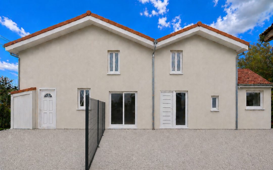 BOURGOIN-JALLIEU, T2 Duplex rez de jardin, intégralement rénové