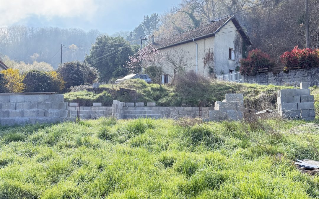 Terrain à bâtir, permis déposé et accepté