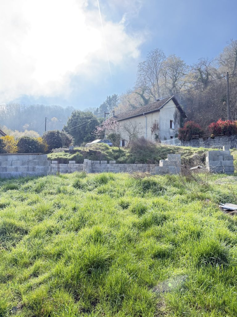 Terrain à bâtir, permis déposé et accepté