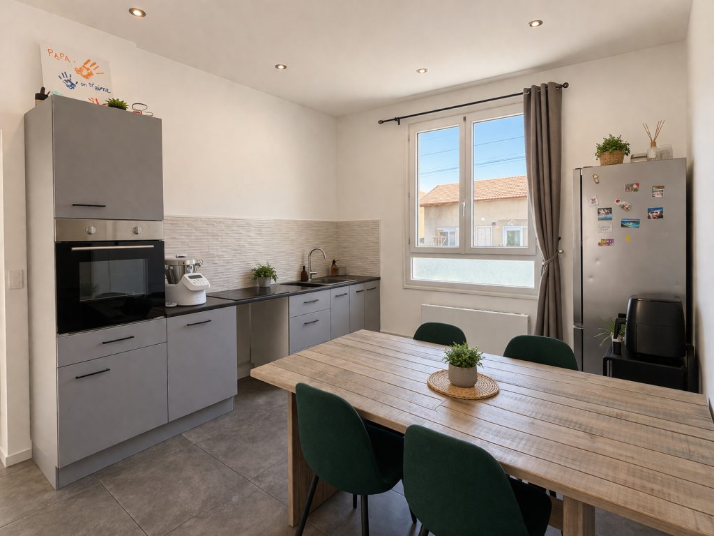 Maison familiale 145m2 habitable (190m2 utiles) 5 chambres rénovée à Tignieu