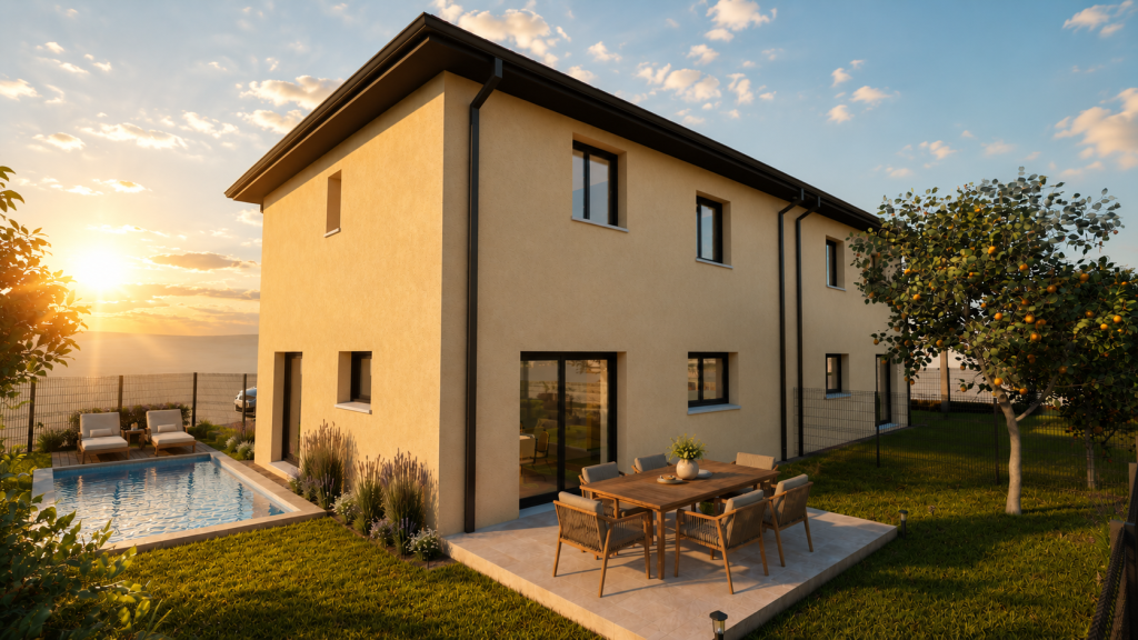 Villa 5 pièces, Tignieu-Village, secteur résidentiel