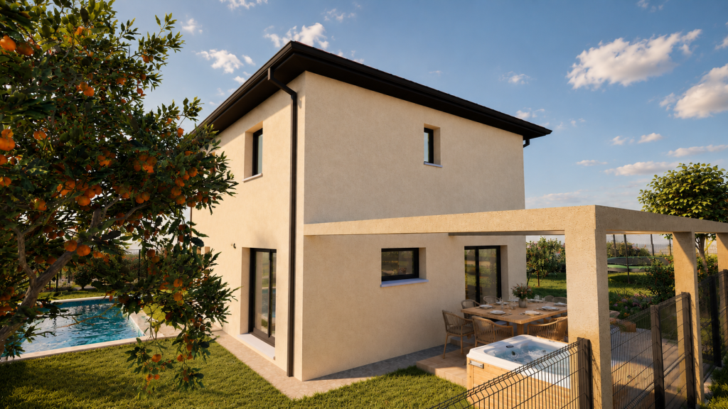 Villa 5 pièces, Tignieu-Village, secteur résidentiel