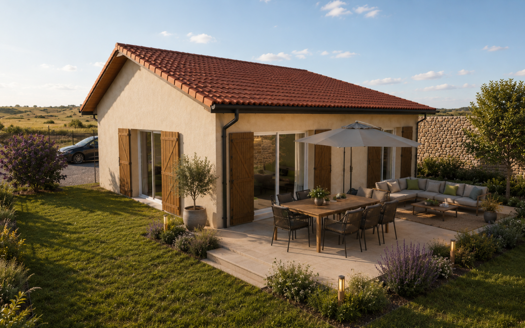 Au coeur du charmant village de Chavanoz, villa neuf T4 de plain-pied