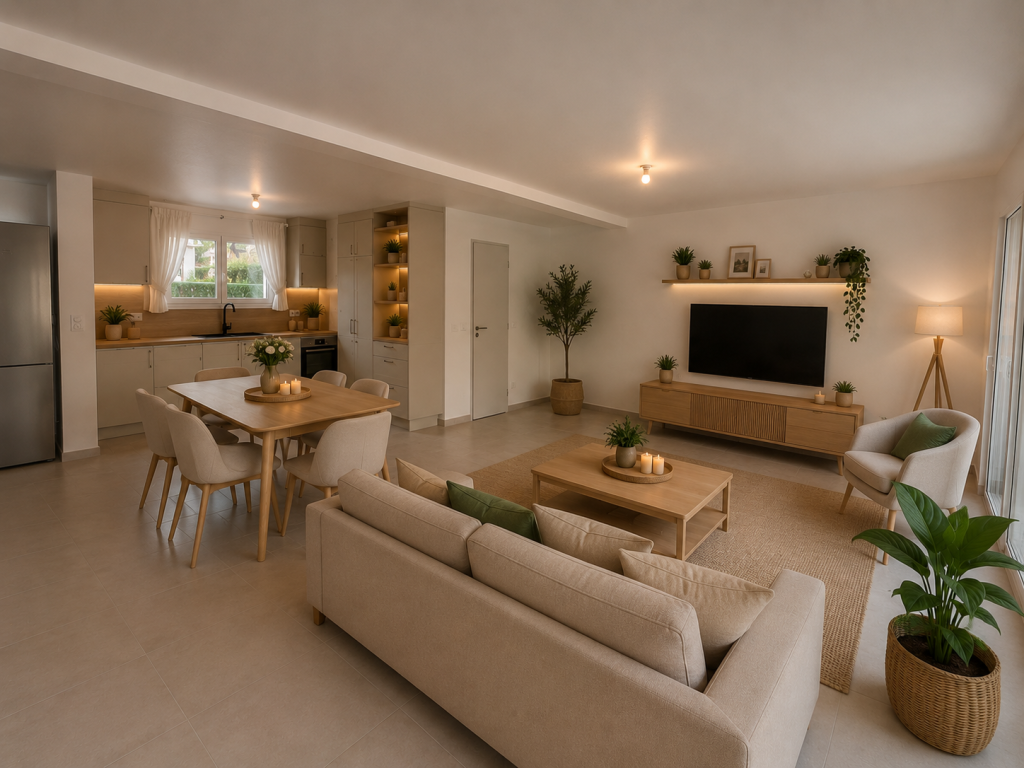 Maison neuve 2023 – 2 niveaux – 100 m2 –  Terrasse 50 m2 et parking privé